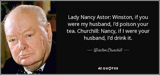 Winston Churchill quote: Lady Nancy ...